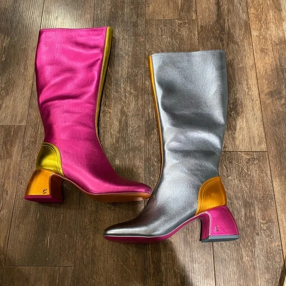 🌺Circus by Sam Edelman Multicolor Heeled Boots - Picture 2 of 4